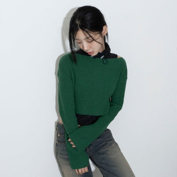 ACY CROP KNIT